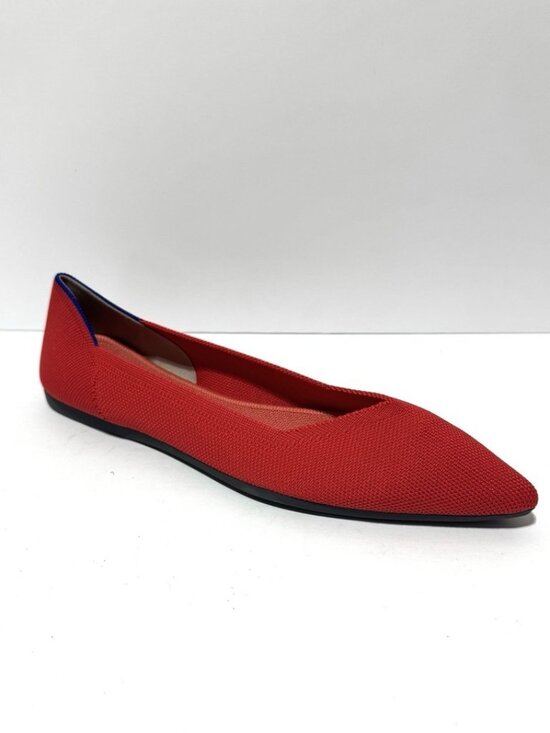 Rothy's Shoes - Rothys Womens The Point Flat Flame Size 6 M